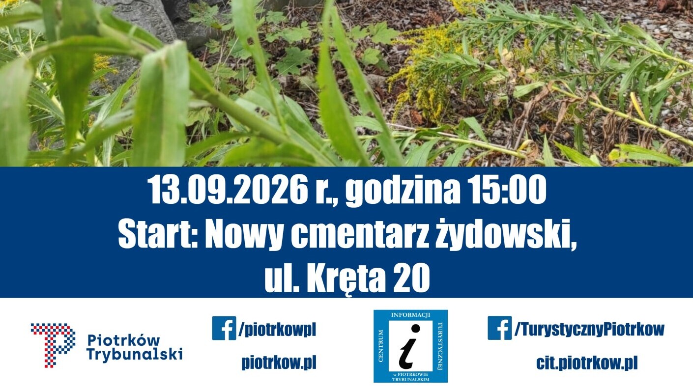 Plakat zapraszający na spacer.