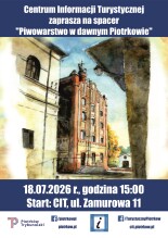 Plakat zapraszający na spacer.