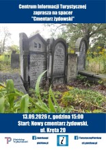 Plakat zapraszający na spacer.